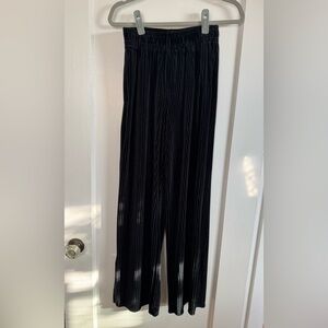 Black Wide-Leg Pants